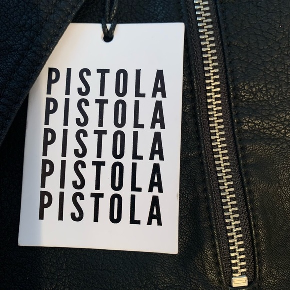 Pistola Moto Vegan Leather Skirt - NWT - Picture 5 of 6